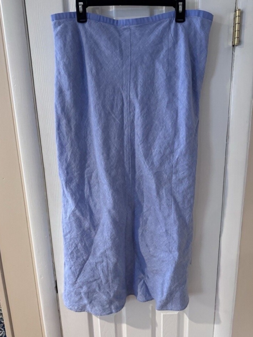 NWT J. Crew Women's Gwyneth Slip Skirt in Linen Size XL - Picture 6 of 9